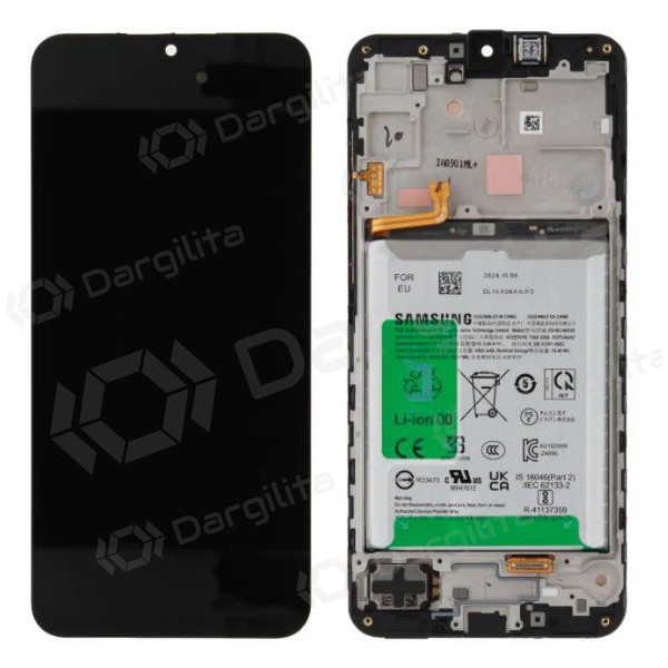 Samsung Galaxy A16 5G ekranas (juodas) (su rėmeliu ir baterija) (originalus) Samsung Galaxy A16 5G ekranas (juodas) (su rėmeliu ir baterija) (originalus)