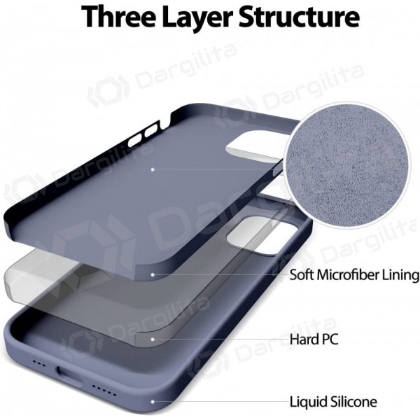 Samsung Galaxy A37 dėklas Mercury "Pure Magsafe Silicon Case" (levandos pilka)