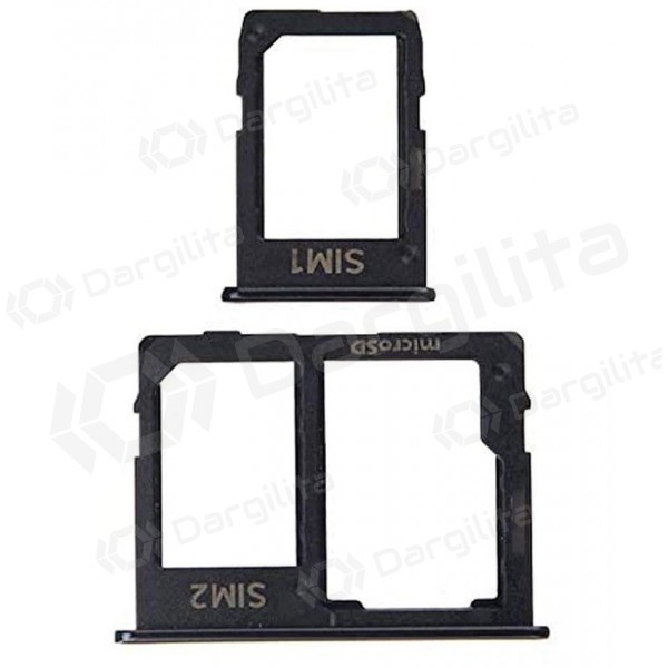 Samsung J415 Galaxy J4+ 2018 SIM kortelės laikiklis (2vnt) (juodas) Samsung J415 Galaxy J4+ 2018 SIM kortelės laikiklis (2vnt) (juodas)