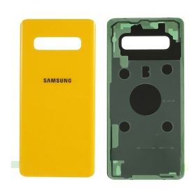 Samsung G975 Galaxy S10 Plus galinis baterijos dangtelis geltonas (Canary Yellow)