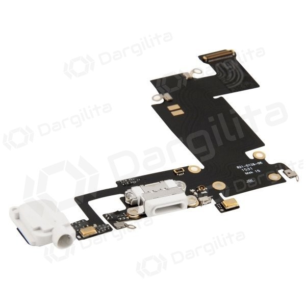 Apple iPhone 6S Plus įkrovimo lizdo ir mikrofono jungtis (balta)