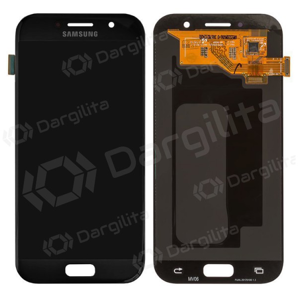 Samsung A520F Galaxy A5 (2017) ekranas (juodas) (OLED)