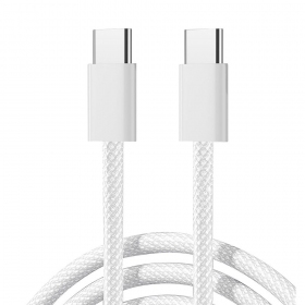 USB-C laidas Joyroom S-A45 USB-C į USB-C 1 m 60 W baltas
