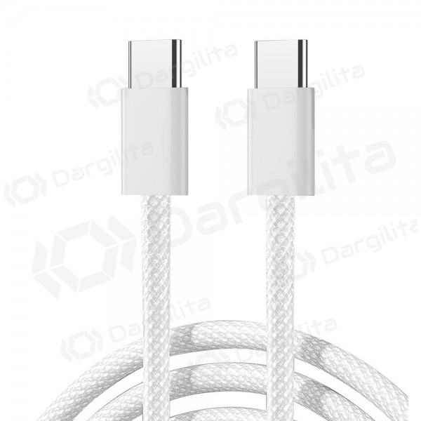 USB-C laidas Joyroom S-A45 USB-C į USB-C 1 m 60 W baltas