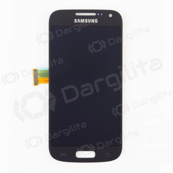 Samsung i9195 Galaxy S4 Mini LCD ekranas su liečiamu stikliuku (juodas) (service pack) (originalus)