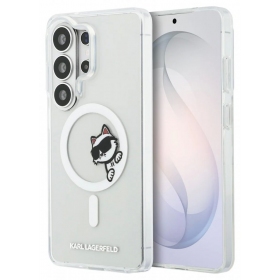 Samsung Galaxy S26 Ultra dėklas "Karl Lagerfeld IML Choupette Peekaboo Logo Magnetic" (skaidrus)