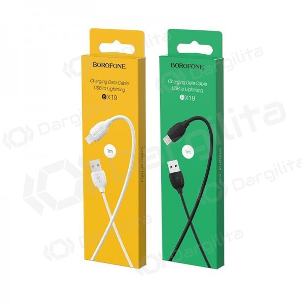 Lightning laidas Borofone BX19 USB-A į Lightning 1 m baltas
