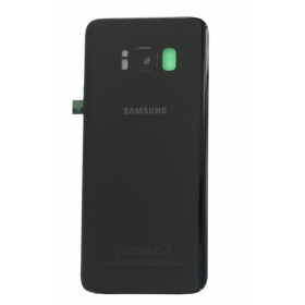 Samsung G950F Galaxy S8 galinis baterijos dangtelis juodas (Midnight black) (naudotas grade B, originalus)