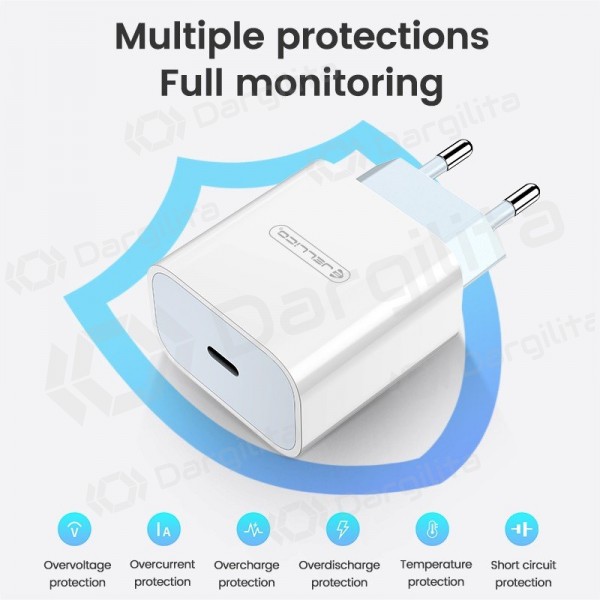 Telefono įkroviklis Jellico AK180 20 W USB-C baltas