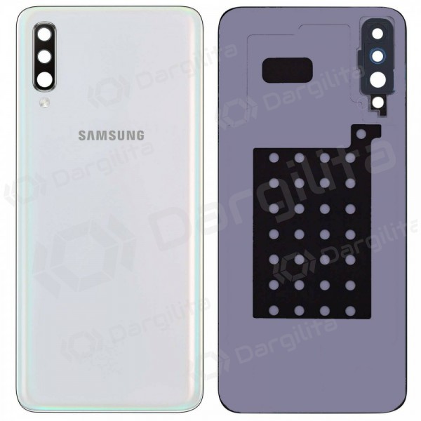 Samsung A505 Galaxy A50 2019 galinis baterijos dangtelis (baltas) (naudotas grade A, originalus)