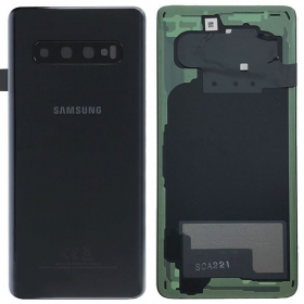 Samsung G973 Galaxy S10 galinis baterijos dangtelis juodas (Prism Black) (service pack) (originalus)
