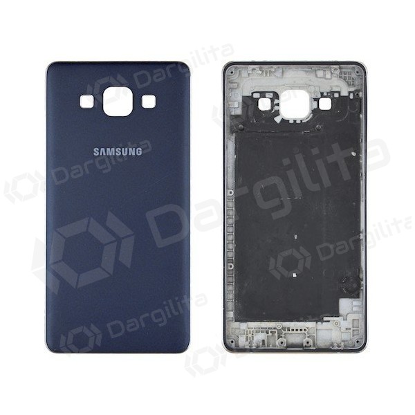 Samsung A500 Galaxy A5 galinis baterijos dangtelis (mėlynas / juodas) (naudotas grade B, originalus)