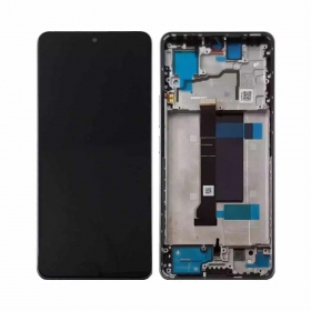 Xiaomi Redmi Note 13 Pro+ 5G ekranas (juodas) (su rėmeliu) (originalus)