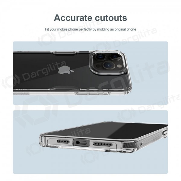 Apple iPhone 15 dėklas „Nillkin Ultra Slim“ (baltas) Apple iPhone 15 dėklas „Nillkin Ultra Slim“ (baltas)