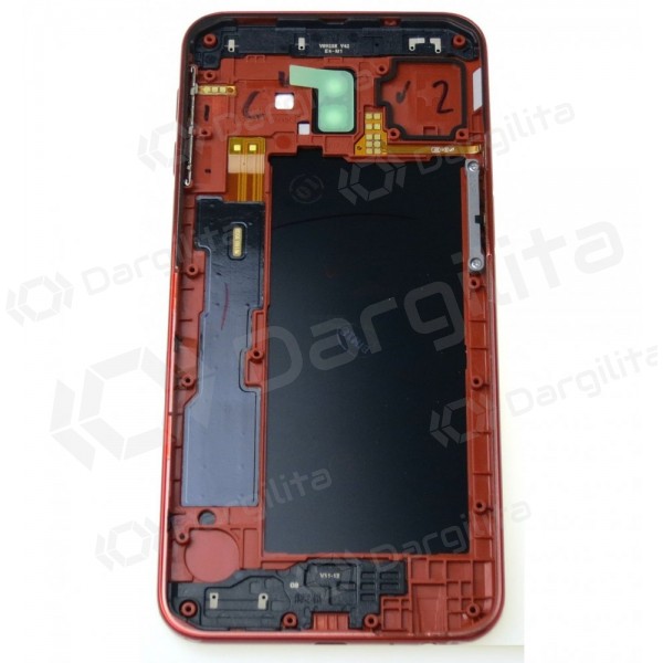 Samsung J610 Galaxy J6+ 2018 galinis baterijos dangtelis (raudonas)