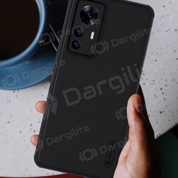 Xiaomi Redmi Note 12 / Note 12 4G dėklas „Nillkin Frosted Shield“ (juodas)