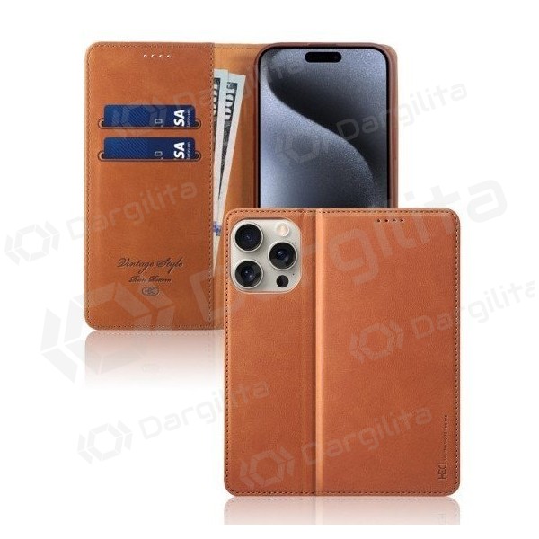 Samsung Galaxy A37 dėklas "HDD Magnetic Wallet Case" (violetinis)
