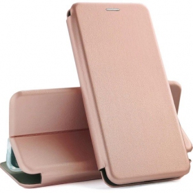 Apple iPhone 7 / 8 / SE 2020 / SE 2022 dėklas "Book Elegance" (rožinis / auksinis)