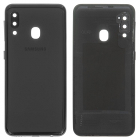 Samsung A202 Galaxy A20e 2019 galinis baterijos dangtelis (juodas) (naudotas grade C, originalus)