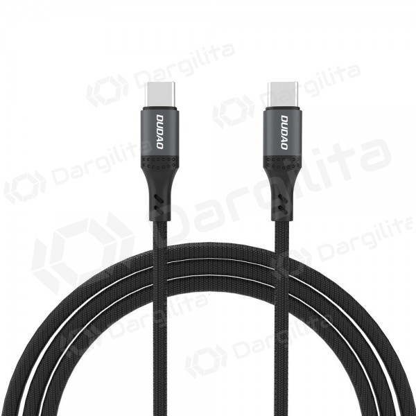 USB-C laidas Dudao L3CC USB-C į USB-C 1.2 m 60 W juodas