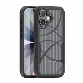 Apple iPhone 17 dėklas "Dux Ducis Shld" juodas (Rhythm Pattern)