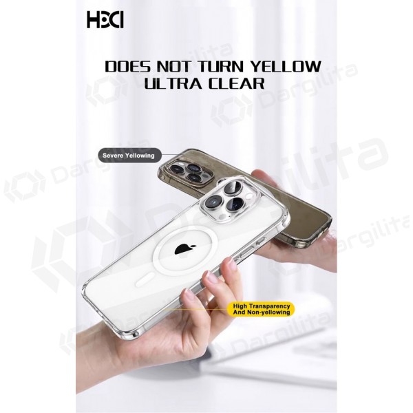 Apple iPhone Air dėklas "HDD Clear MagSafe Case" (skaidrus)