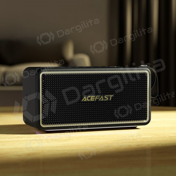 Nešiojama garso kolonėlė Acefast K3 Ultra Bluetooth 5.4 60 W 4500 mAh IPX6 juoda