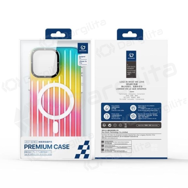 Apple iPhone 16 Pro dėklas "Dux Ducis Zest" (Gradient Rainbow)