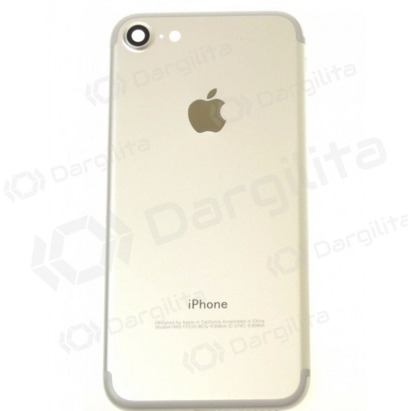 Apple iPhone 7 galinis baterijos dangtelis (sidabrinis) (naudotas grade C, originalus)