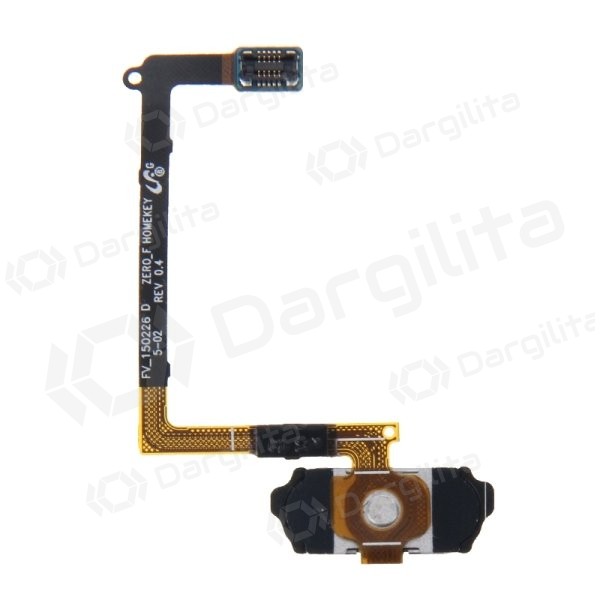 Samsung G920F Galaxy S6 HOME mygtuko jungtis (juoda)