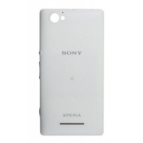 Sony Xperia M galinis baterijos dangtelis (baltas) (naudotas grade A, originalus)