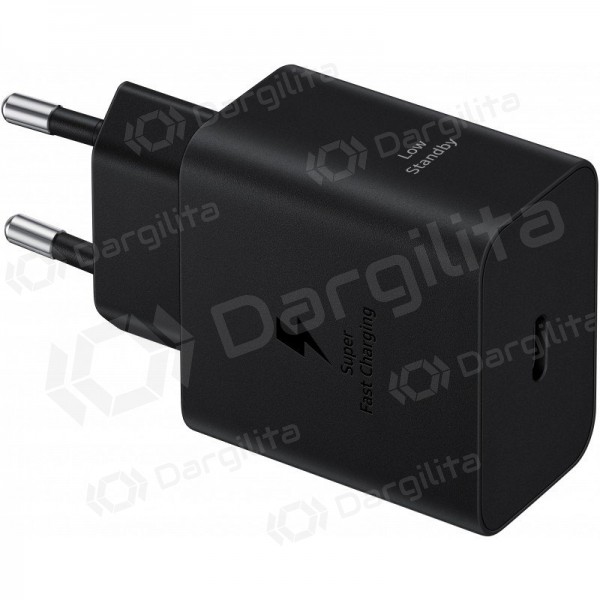 Telefono įkroviklis Samsung EP-T4511NBEGEU 45 W USB-C PD PPS juodas