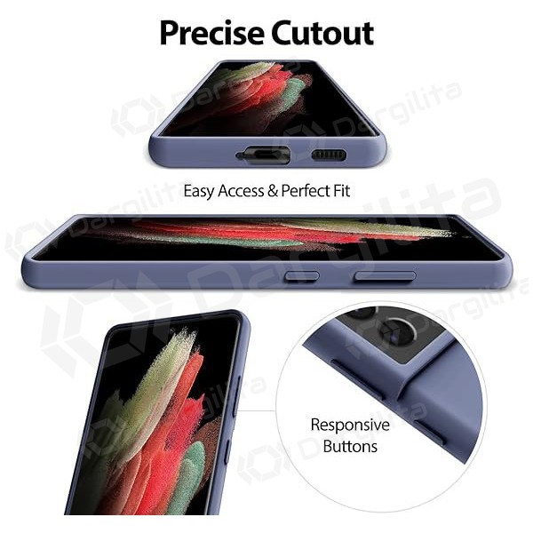 Samsung Galaxy S25 Ultra dėklas Mercury "Silicone Case" (levandos pilka)