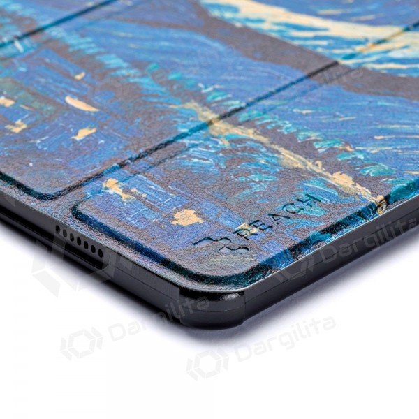 Samsung Galaxy Tab A9+, Tab A11+ dėklas "Smart Leather" (starry night)