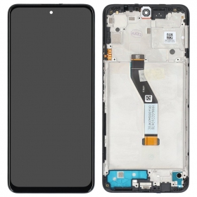 Xiaomi Poco M4 Pro 5G / Redmi Note 11S 5G / Redmi Note 11T 5G ekranas (juodas) (su rėmeliu) (Premium)