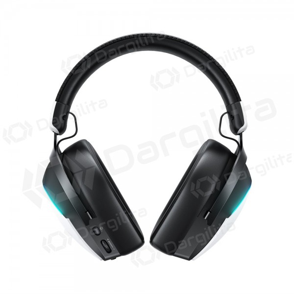 Belaidės ausinės su mikrofonu Acefast H11 Gaming Bluetooth 2.4G 3.5 mm baltos