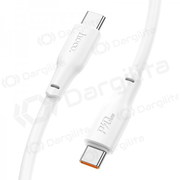 USB-C laidas Hoco X93 USB-C į USB-C 2 m 60 W baltas
