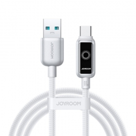 USB-C laidas Joyroom S-A55 StarFlight USB-A į USB-C 1.2 m 66 W baltas