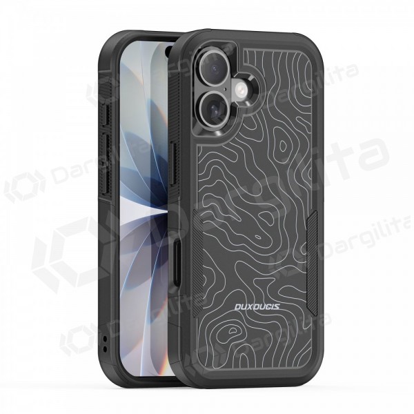 Apple iPhone 17 dėklas "Dux Ducis Shld" juodas (Contour Pattern)