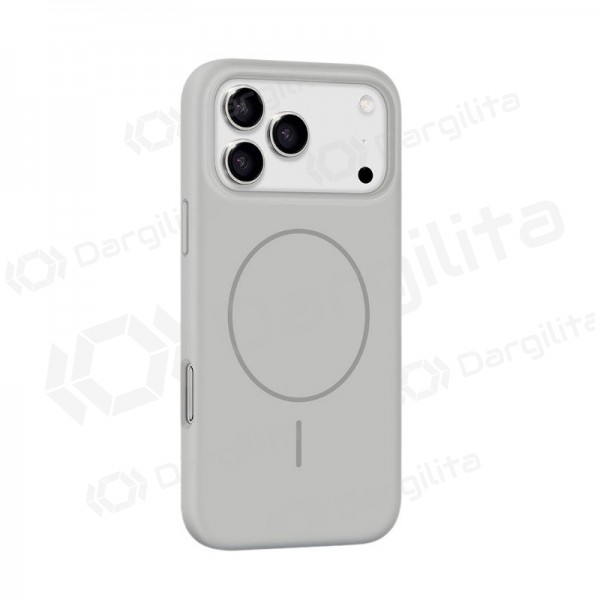Apple iPhone 17 dėklas "X-Level Fluid Skin MagSafe" (pilkas)
