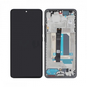 Xiaomi Redmi Note 14 Pro+ 5G ekranas (juodas) (su rėmeliu) (originalus)