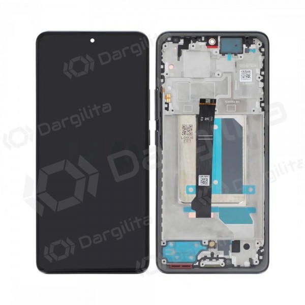 Xiaomi Redmi Note 14 Pro+ 5G ekranas (juodas) (su rėmeliu) (originalus)