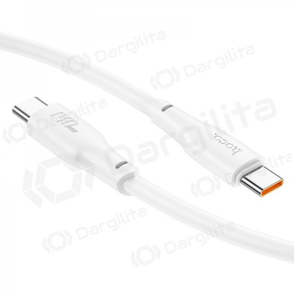 USB-C laidas Hoco X93 USB-C į USB-C 2 m 60 W baltas