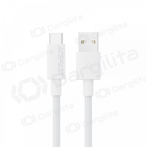 USB-C laidas Acefast C18-04 USB-A į USB-C 1.2 m baltas