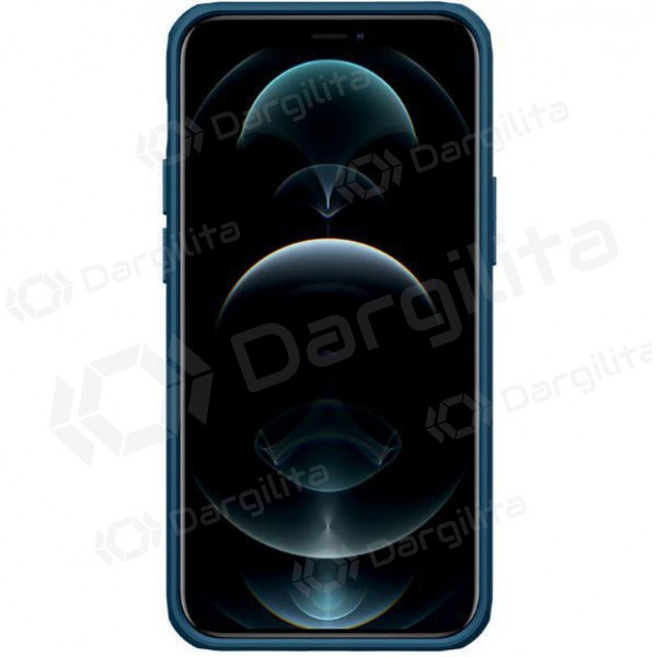 Apple iPhone 15 Pro dėklas „Nillkin Frosted Shield“ (mėlynas) Apple iPhone 15 Pro dėklas „Nillkin Frosted Shield“ (mėlynas)