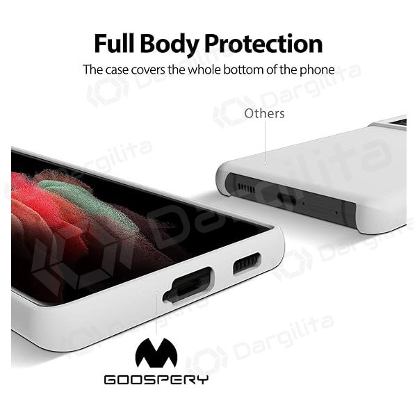 Samsung Galaxy A23 dėklas Mercury "Silicone Case" (akmens spalvos)