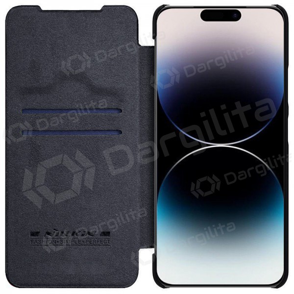 Samsung Galaxy A14 dėklas „Nillkin Leather“ (juodas) Samsung Galaxy A14 dėklas „Nillkin Leather“ (juodas)