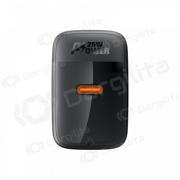 Telefono įkroviklis Acefast A104 25 W GaN USB-C juodas