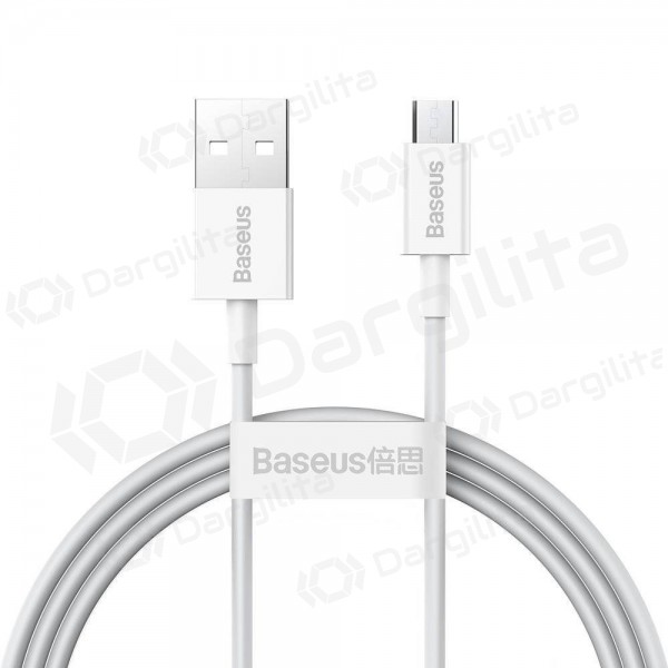 USB kabelis Baseus Superior microUSB 2A 2.0m (baltas) CAMYS-A02