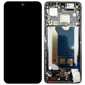 Xiaomi Poco F7 Pro 5G ekranas (juodas) (su rėmeliu) (originalus)